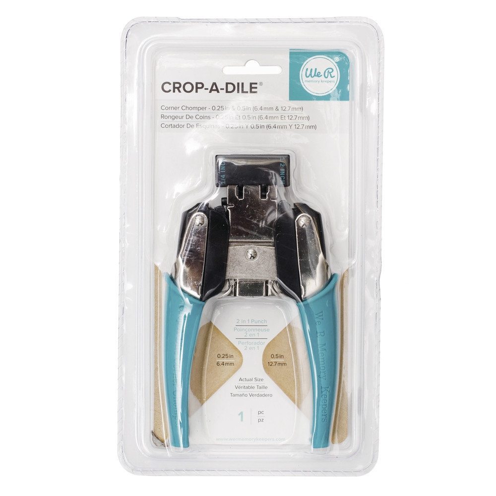 Pince perforatrice d'angle Crop-a-Dile Découpe coin rond We R Memory Keepers