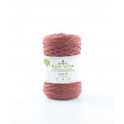 Fil Coton Recyclé Eco Vita 4mm 250g Col. 105 rouge