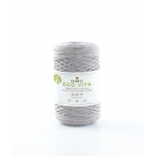 Fil Coton Recyclé Eco Vita 4mm 250g Col. 111 gris