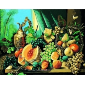 Canevas Pénélope Antique Composition de fruits 65x80cm