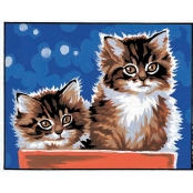 Kit canevas Chatons 20x25cm