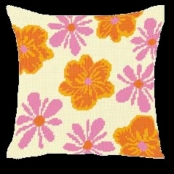 Kit coussin demi-point Fleurs