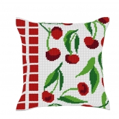 Kit coussin demi-point Cerises