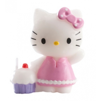 Bougie Hello Kitty 7 Cm Dekora Bougie Pour Gateau Megacrea