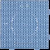 Plaque ronde support pour perles à repasser Créalia - Transparente