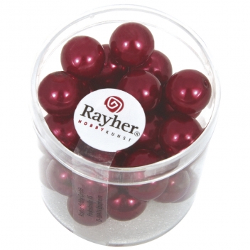 14403287 - 4006166133749 - Rayher - Perle verre Rouge classique Renaissance 10mm 35 pièces