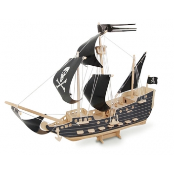 Maquette en bois Bateau pirate - Quay référence P217 - Loisirs