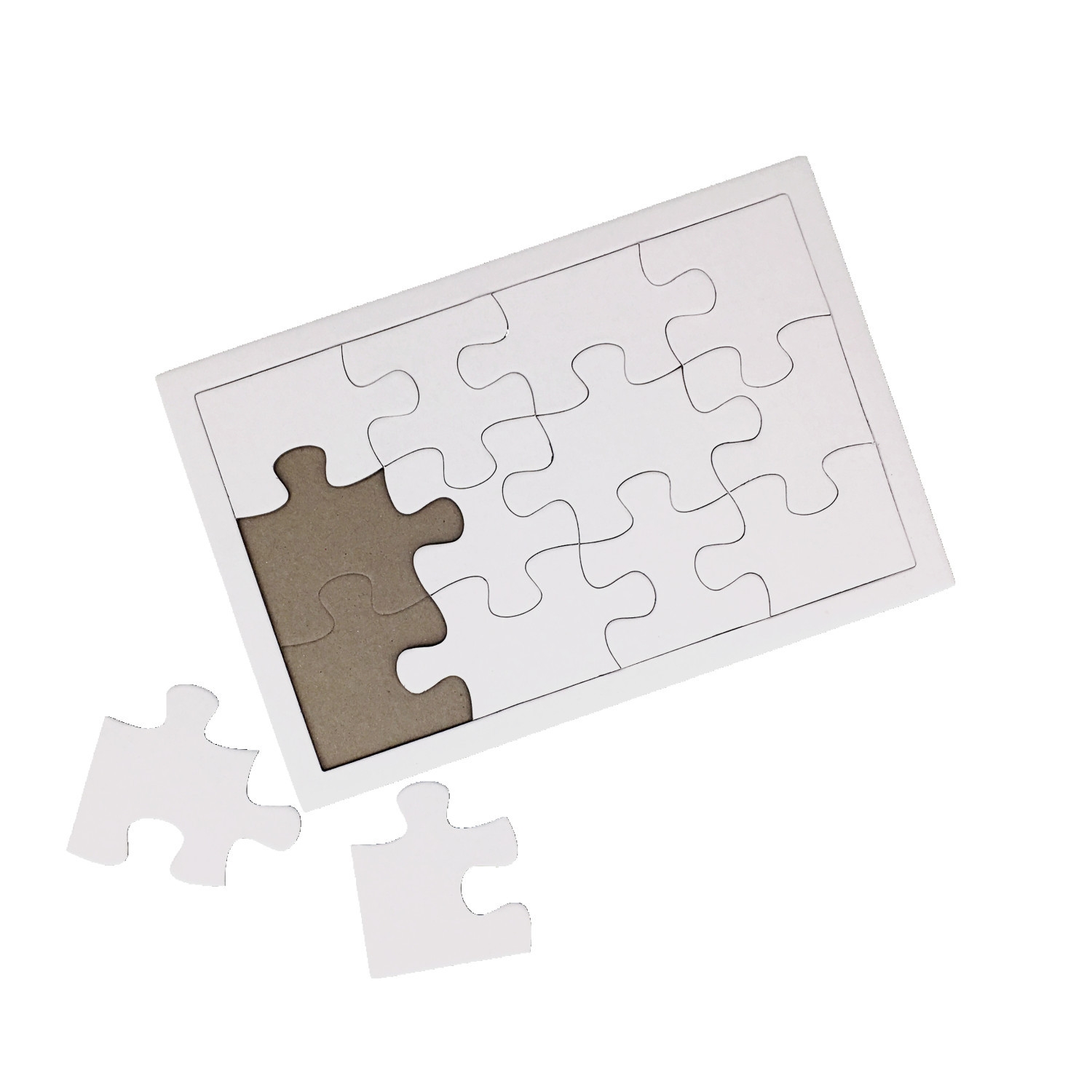 Boîte de rangement forme pièce de puzzle