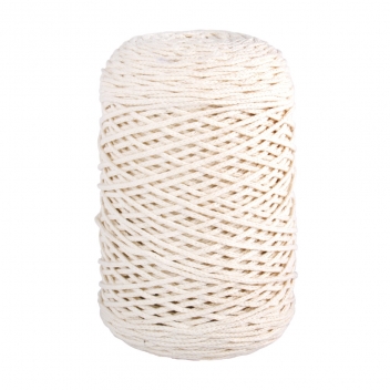 42009104 - 4006166285301 - Rayher - Fil à crocheter Tressé Braidy Recycling 2mm Ivoire - 7