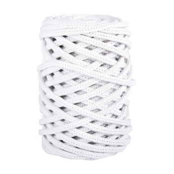 42011102 - 4006166285349 - Rayher - Fil à crocheter Tressé Braidy Recycling 6mm Blanc - 3