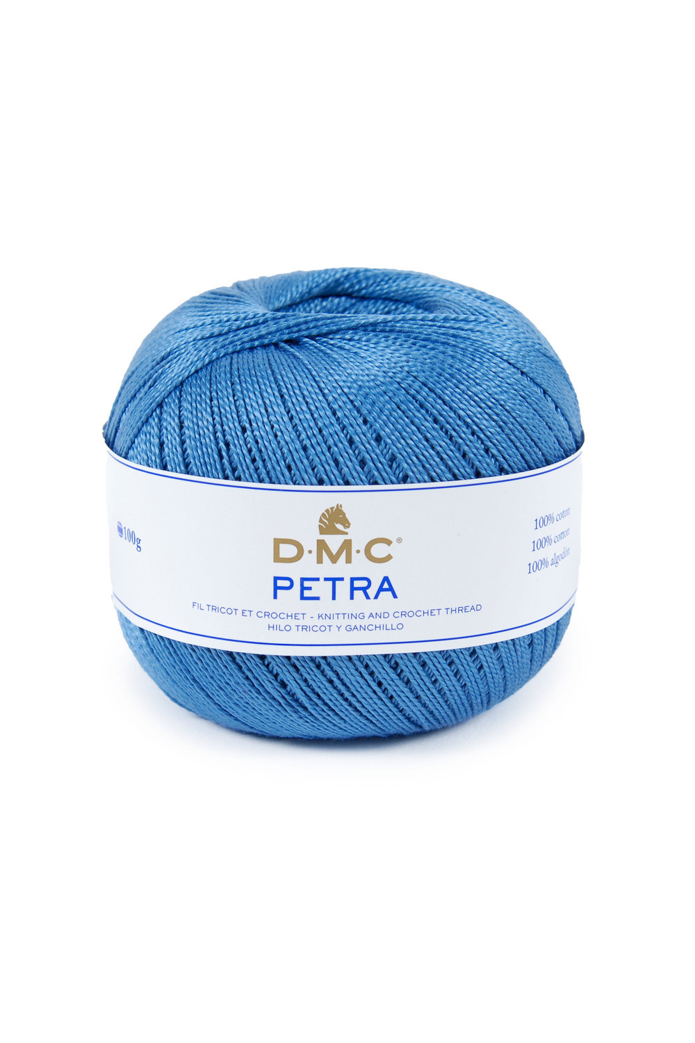 Fil coton pour crochet et tricot Pétra gr.5 DMC 